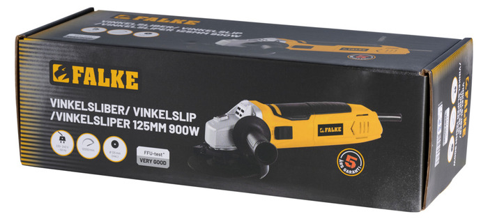 Vinkelslip 125 mm 900W Falke